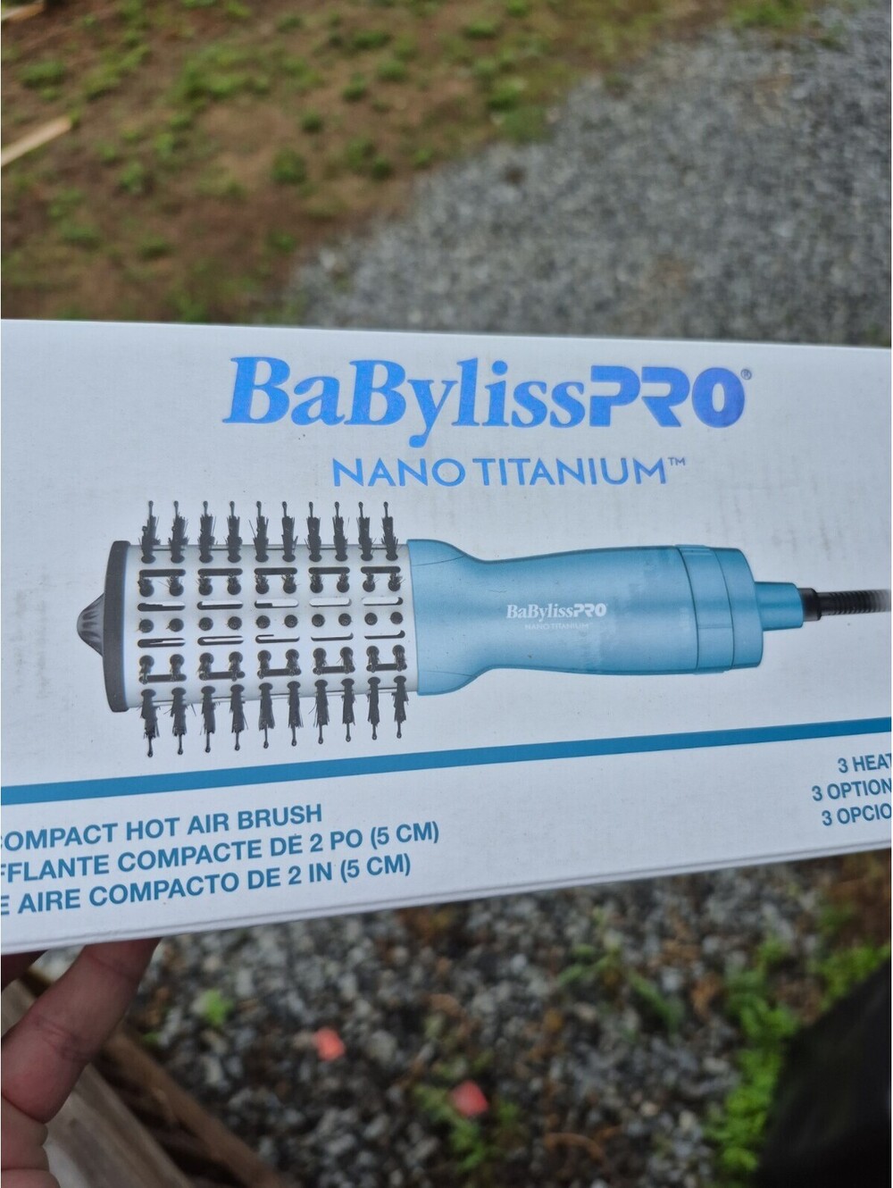 BaBylissPRO Nano Titanium 2" Compact Hot Air Brush #BNTMHBUC New Stylist Pro - Picture 4 of 8